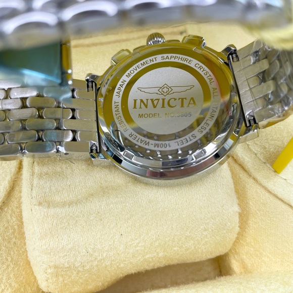 NEW RARE Old Stock INVICTA Trilogy Mens 100m Water Resistant Orig. Design - Picture 10 of 12